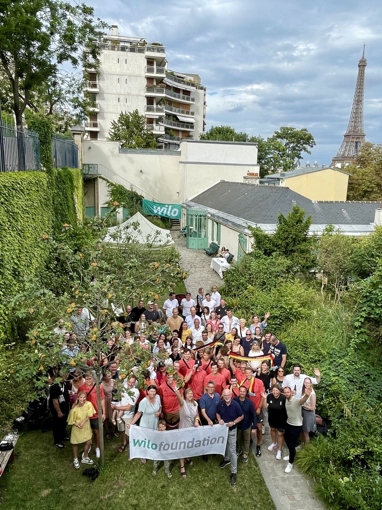 Die Wilo-Foundation und das Team Deutschland-Achter beim Family & Friends Nachmittag